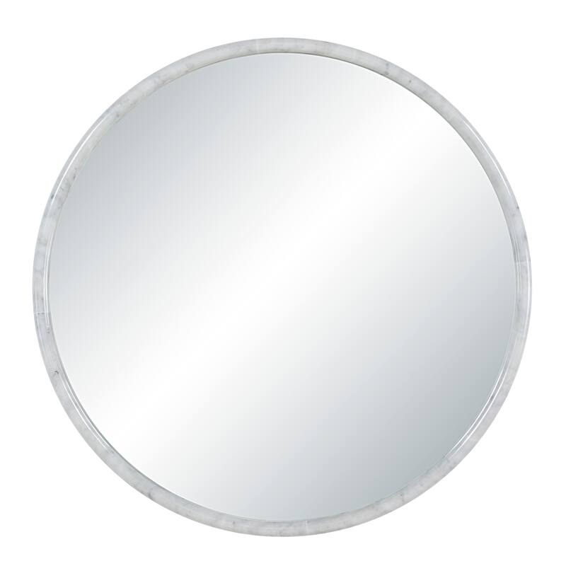 Renwil Cento 36" H x 36" W Wall Mirror, White