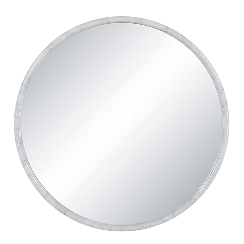 Renwil Cento 36" H x 36" W Wall Mirror, White