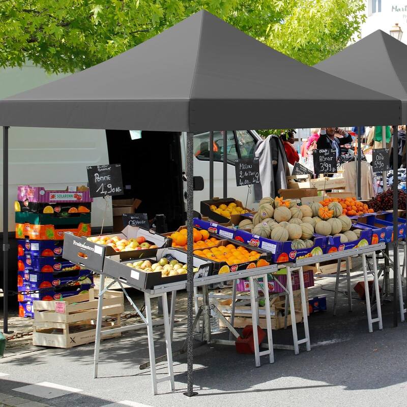 10x10 Ft Pop Up Canopy Tent, Portable Heavy Duty Commercial Canopy