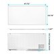 preview thumbnail 4 of 5, Luxrite 2x4 FT LED Flat Panel Light, 30/40/50W, 3 CCT 4000K-6500K, 3750/5000/6250 Lumens, 0-10V Dimmable, ETL DLC 2-Pack