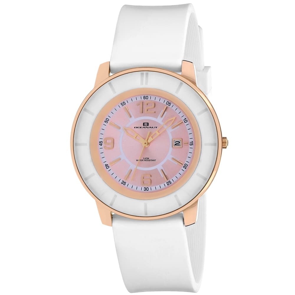 Oceanaut Women's Satin Pink Dial Watch - OC0814 - 6 (36)
