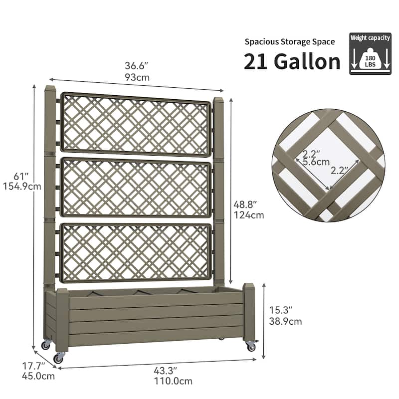 Moasis Outdoor Vertical Garden Bed