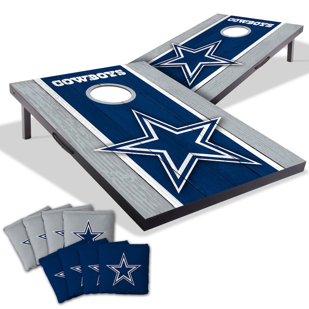 Dallas Cowboys NFL Compact 2x3 Tailgate Cornhole Board Set