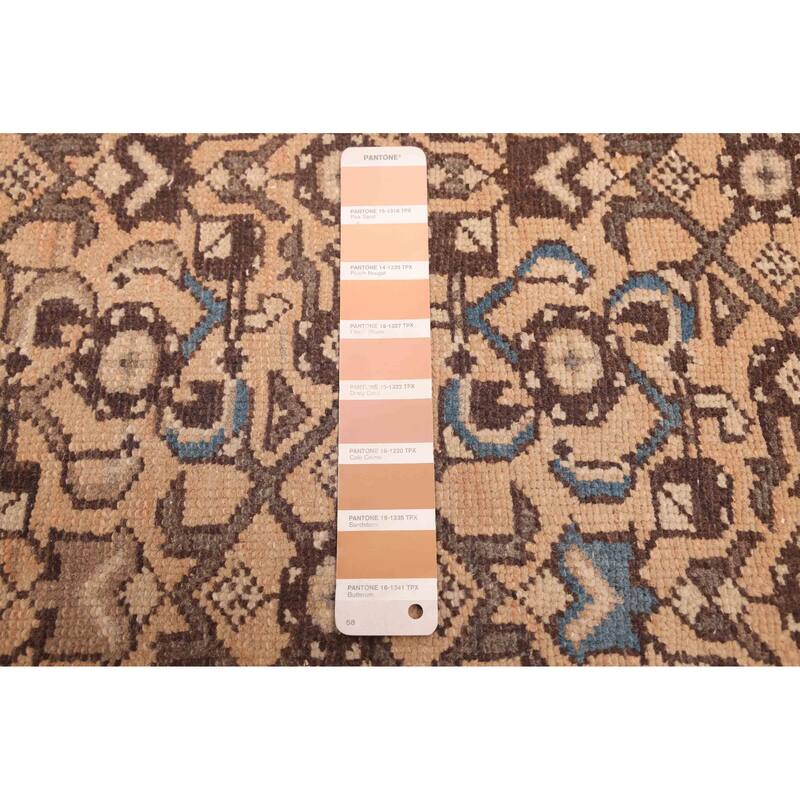 ECARPETGALLERY Hand-knotted Antalya Vintage Light Copper Wool Rug - 3'6 x 10'2