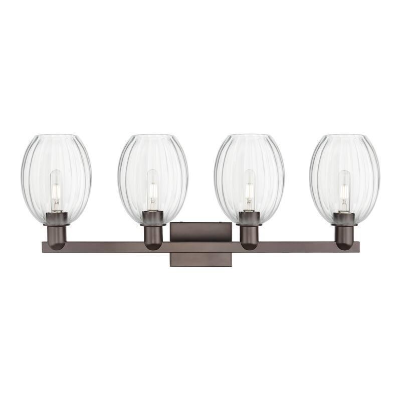 Innovations Lighting Downtown Urban - Preston - 4 Light 36" Bell Shade Bath Vanity Light