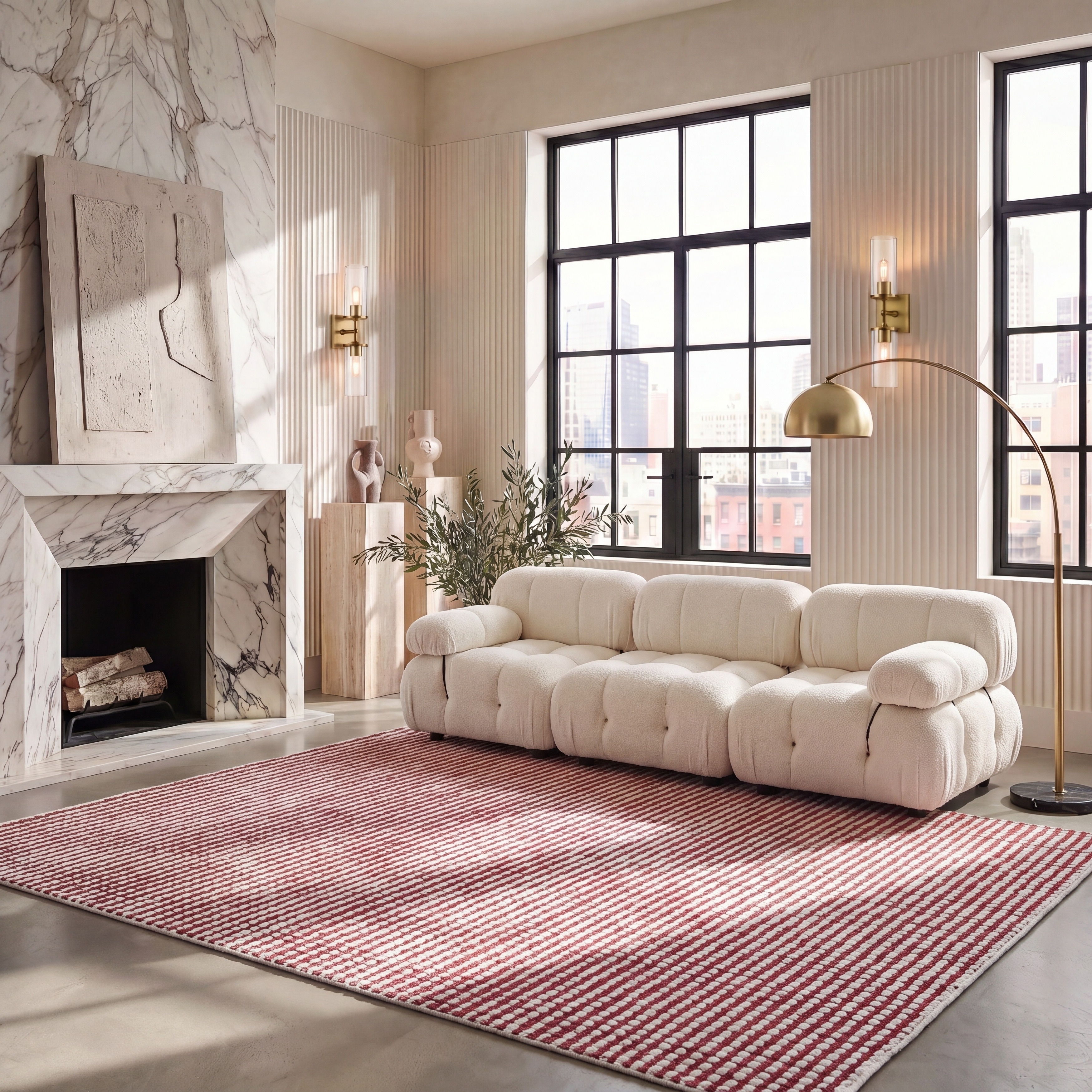 SAFAVIEH Handmade Abstract Maryla Modern Wool Rug