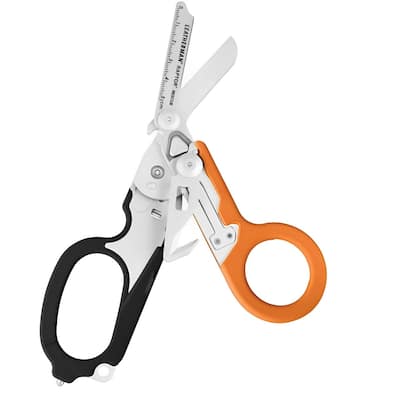 Leatherman Raptor Rescue Folding Shears with Utility Holster, Orange/Black