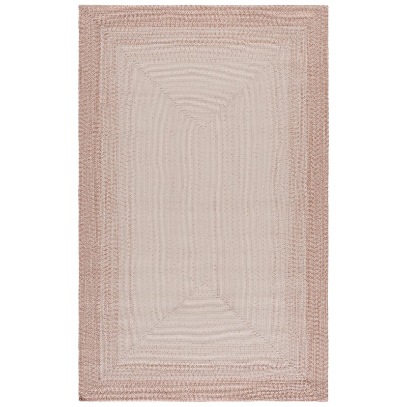SAFAVIEH Handmade Braided Eiry Washable Indoor/Outdoor Rug - Weather Resistant & Easy Cleaning - 4' x 6' - Ivory/Beige