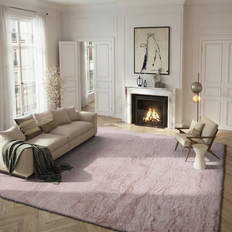 SAFAVIEH Handmade Nataly Shag Danara 2.5-inch Thick Rug