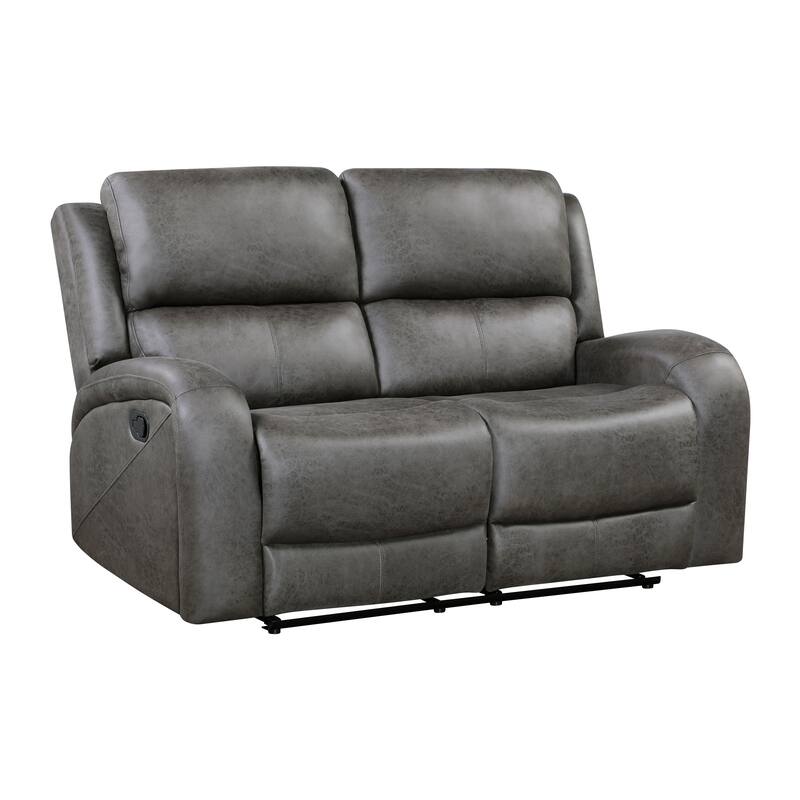 Fremont & Park Mabel Polished Microfiber 3-Piece Manual Reclining Sofa Set