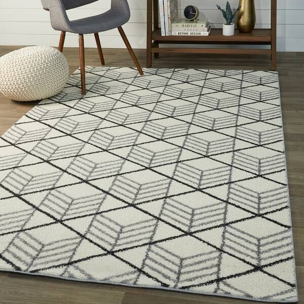 Matheson Modern Geometric Trellis Area Rug Bed Bath & Beyond 30381171