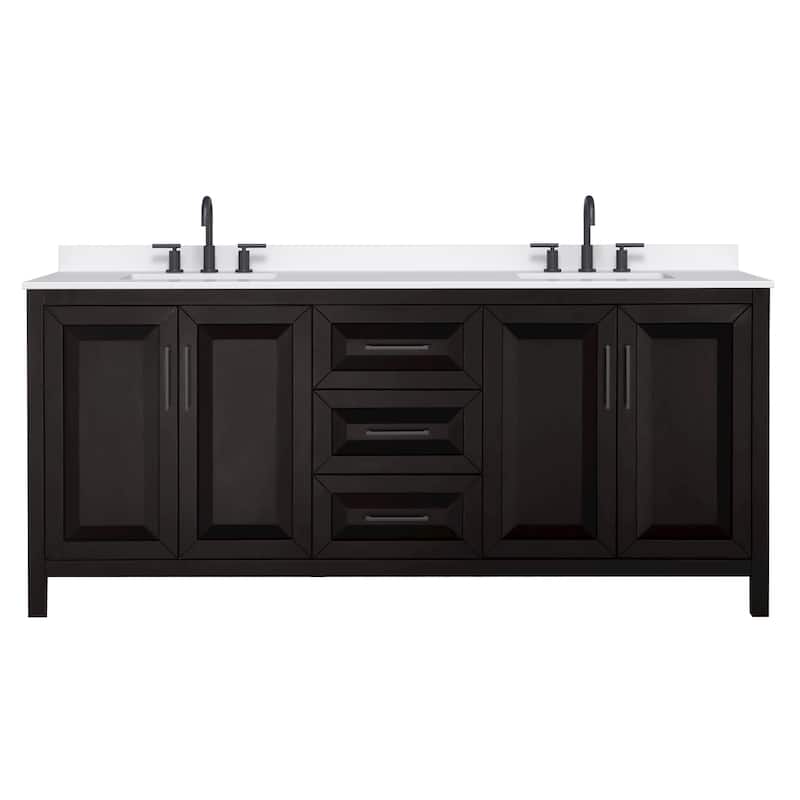 Wyndham Collection WCV252580D-QTZ-US3MXX Daria 80" Free Standing