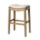 preview thumbnail 47 of 98, Maven Lane 31" Adrien Saddle Kitchen Bar Height Stool - N/A Single - Natural