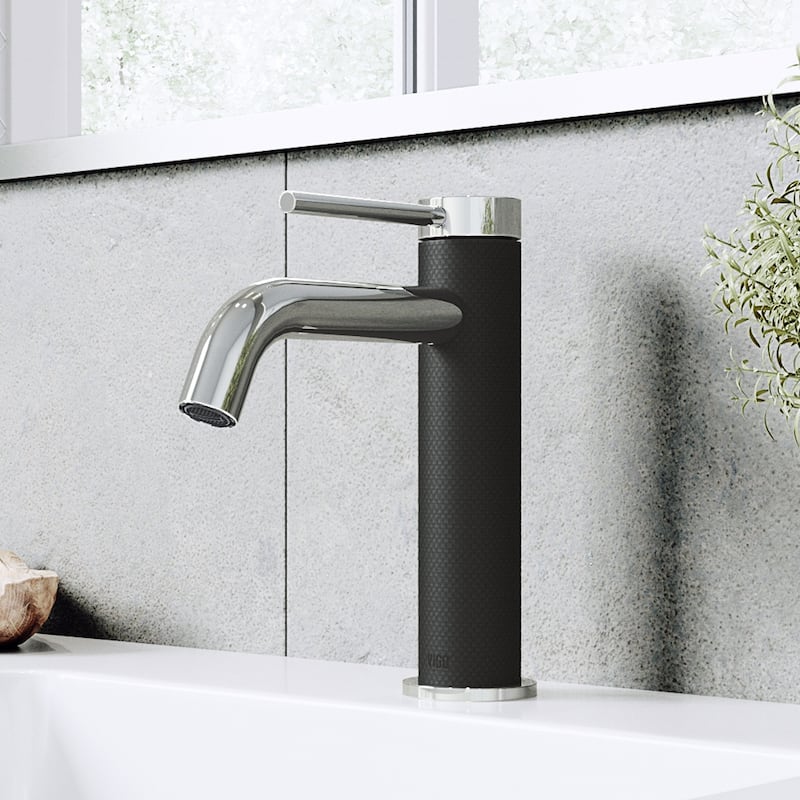 VIGO Madison 8" H Single Handle Single Hole Bathroom Faucet