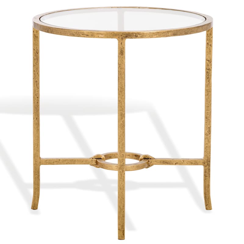 SAFAVIEH Couture Tauri Forged Metal Round Accent Table - 19"W x 19"D x 20"H