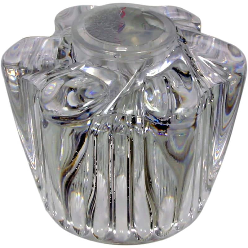 Jones Stephens 131407 2-1/2" Windsor Bathroom Faucet Knob Handles - Clear