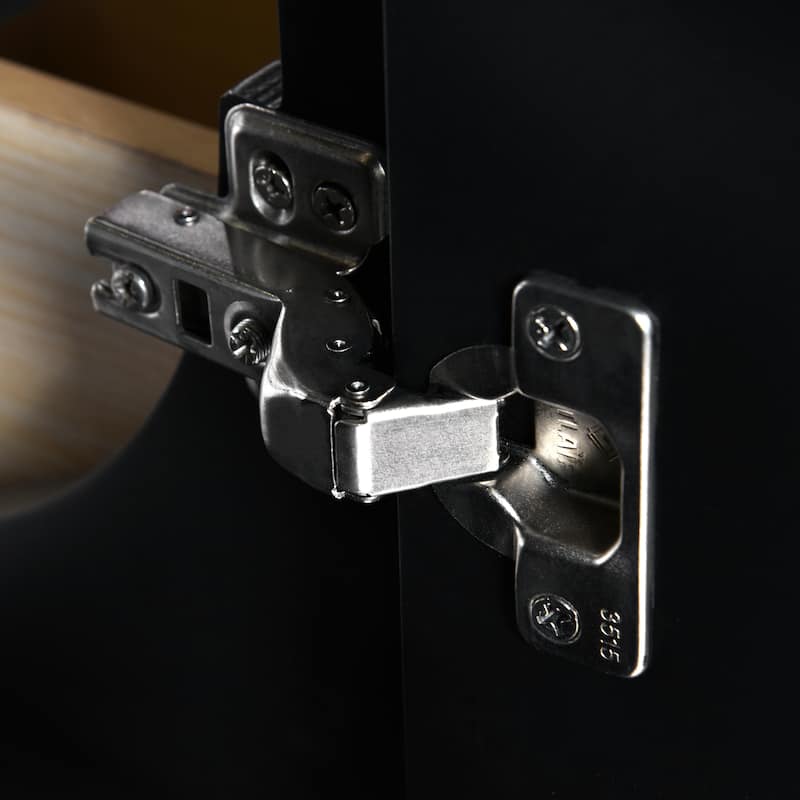 GDFStudio - Haverhill Modern Freestanding Bathroom Vanity with Ceramic Sink and 4 Drawers & Soft Closing Doors - 30'W