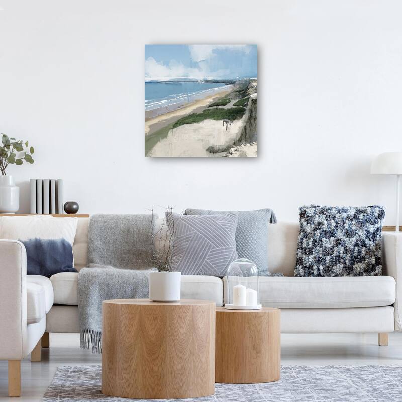 Coastal Morning By Studio Arts Canvas Art Print