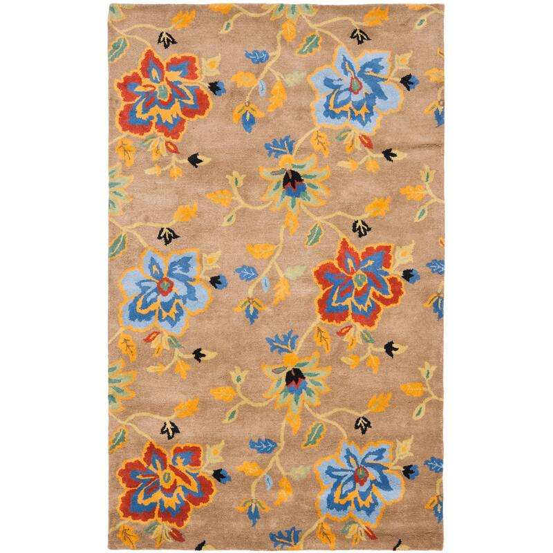 SAFAVIEH Handmade Soho Maren Floral N.Z. Wool Rug