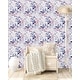 Red and Blue Flowers Wallpaper - Bed Bath & Beyond - 35646857