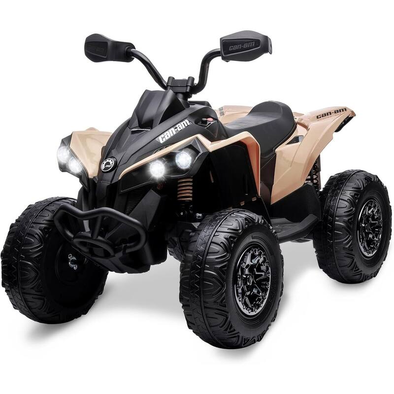 12V Kids Ride on ATV - Brown