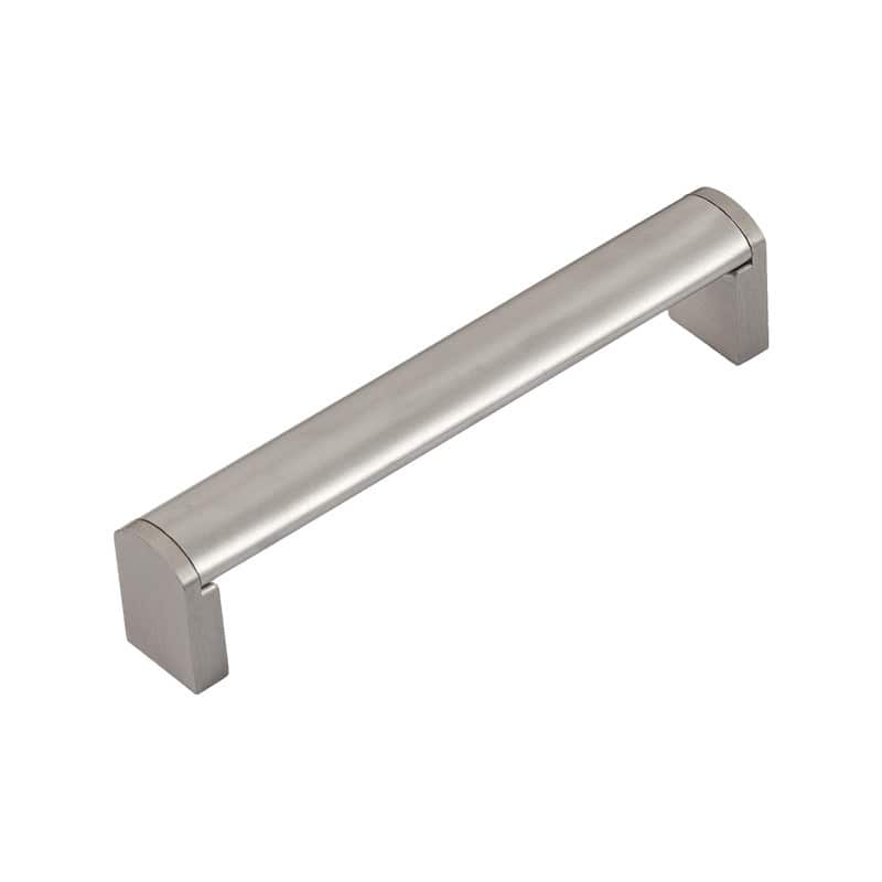 Utopia Alley Bern Pull Handle - Decorative Cabinet Drop Pull Handles, Brushed Nickel, 5.0"/6.3"/7.5" center to center