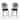 Martha Stewart 2PK All-Weather Stackable Patio Bistro Counter Stools - 18.5"W x 23.25"D x 42"H
