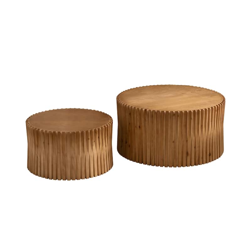 Vintage Style Nesting Coffee Table Set of 2
