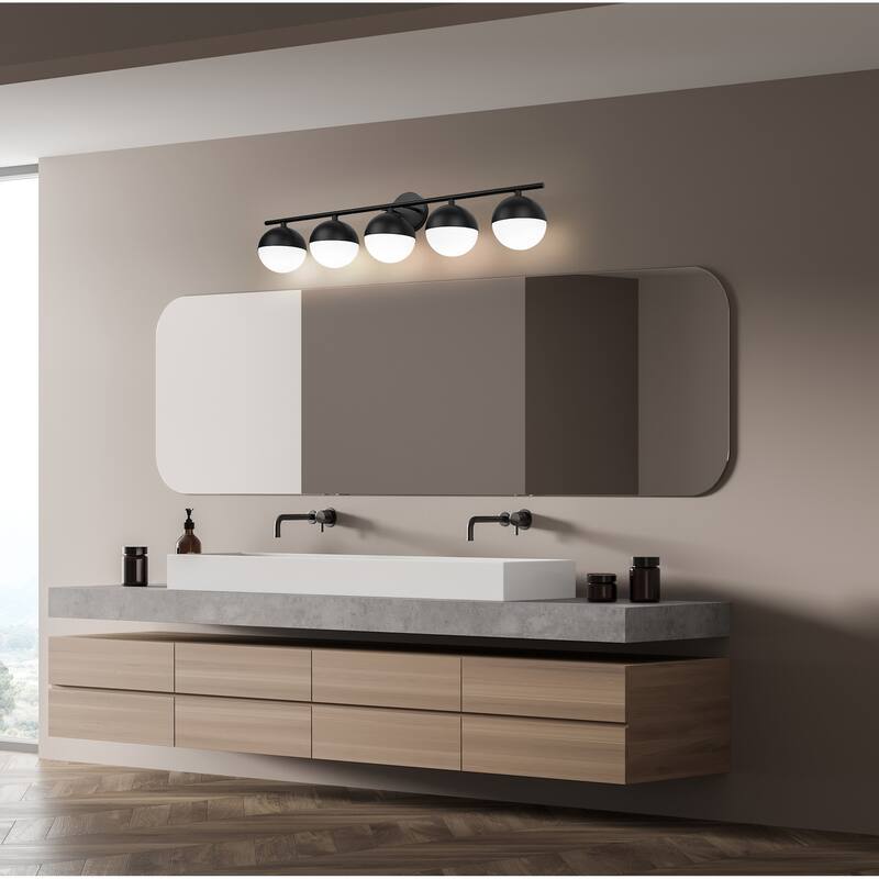 Z-Lite 7517-5V Realm Sphere 5 Light 40" Wide Vanity Light