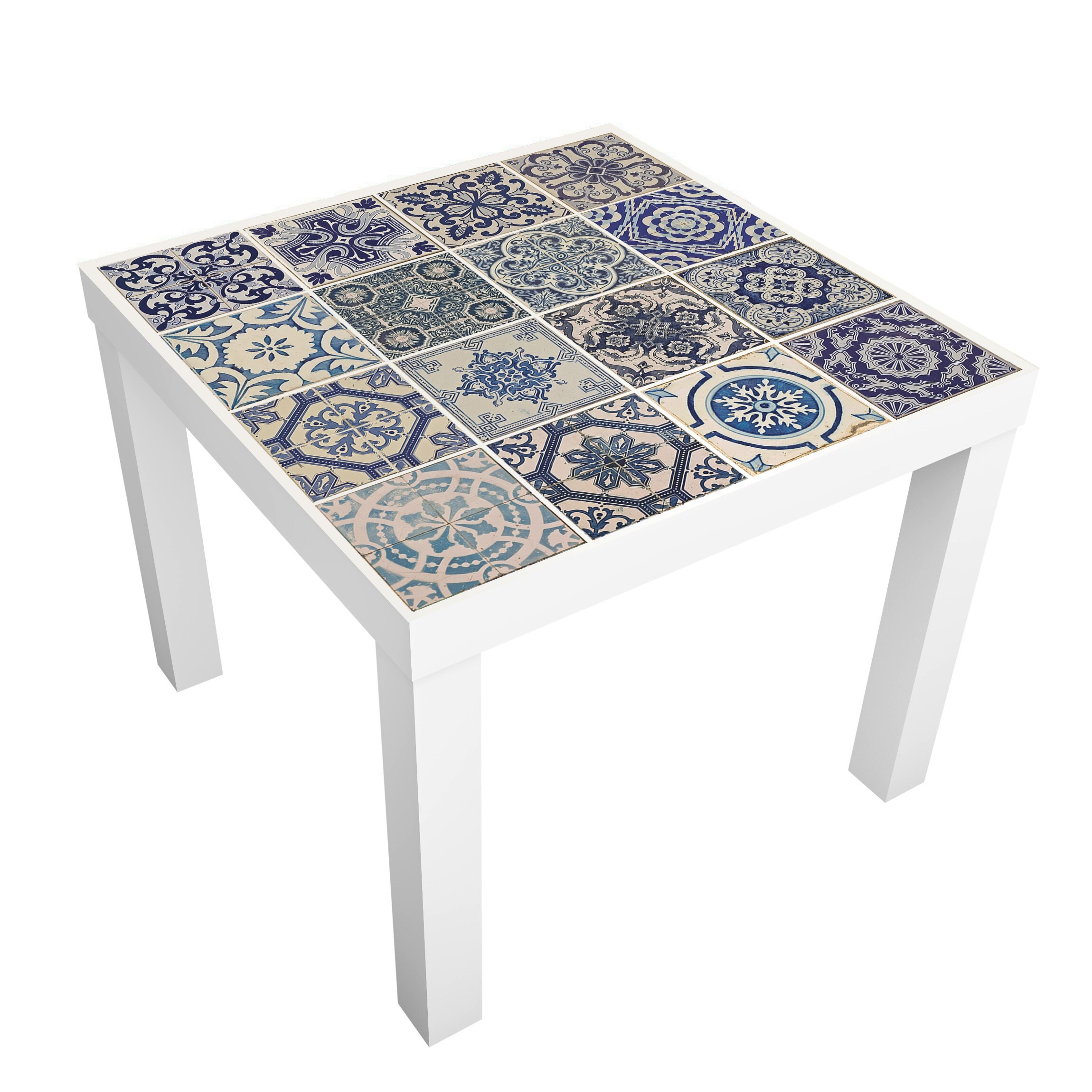 Shop Walplus Traditional Blue Spanish Ceramic Tiles Wall Sticker Home Decor Overstock 31910170