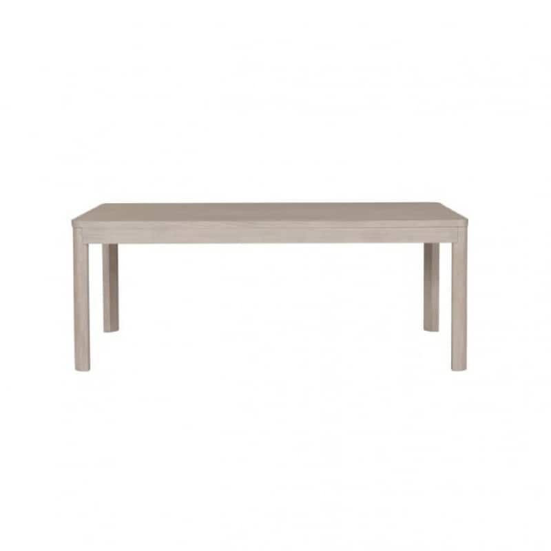 Giva Dining Table, Farmhouse Rectangular Natural Brown Wood 78 Inch