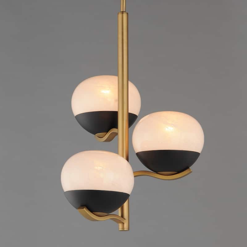 Maxim 24643MR Lucerne 3 Light 15" Wide Pendant