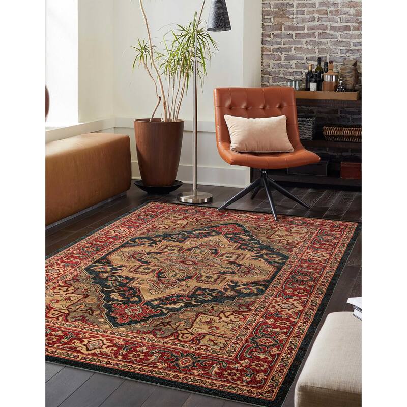 ECARPETGALLERY Machine Woven Lux Traditional Area Rug