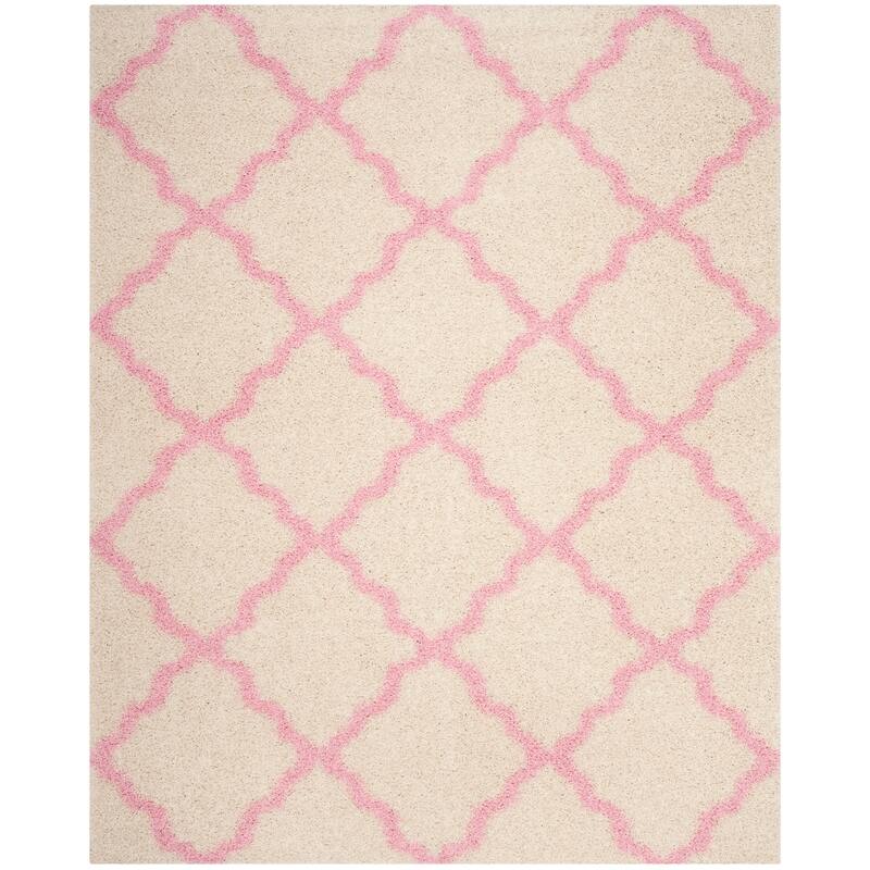 SAFAVIEH Dallas Shag Darina Trellis 1.5-inch Thick Rug