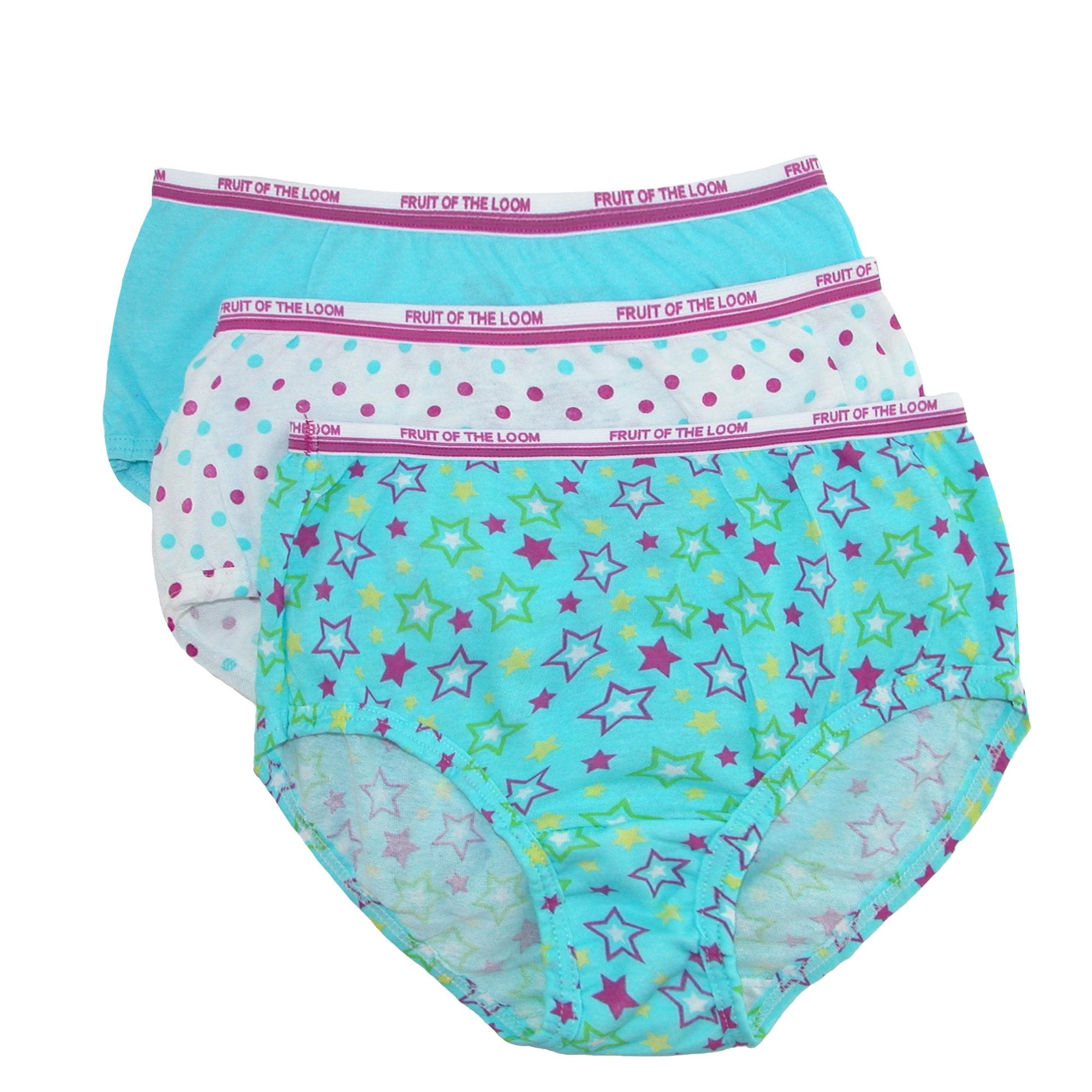 Fruit of the Loom Girls Underwear Pack of 5