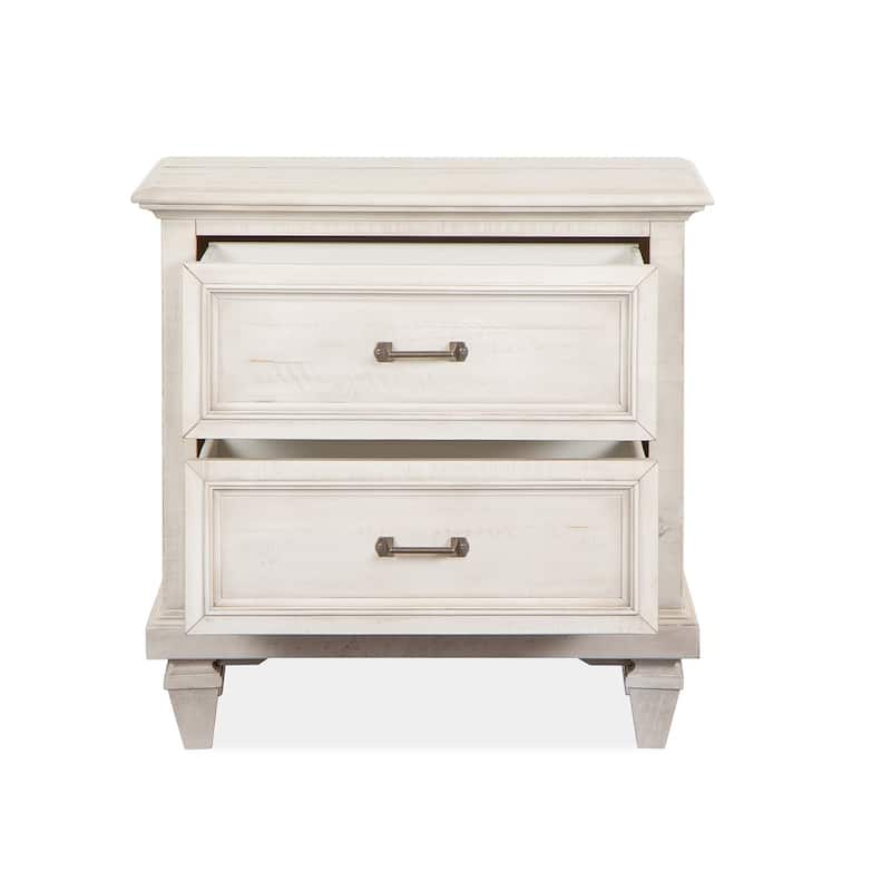 Magnussen Home Newport Alabaster Drawer Nightstand