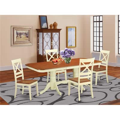 Dining Table Set with Chairs - Kitchen Table Set for 6-8 People - Modern Farmhouse Style