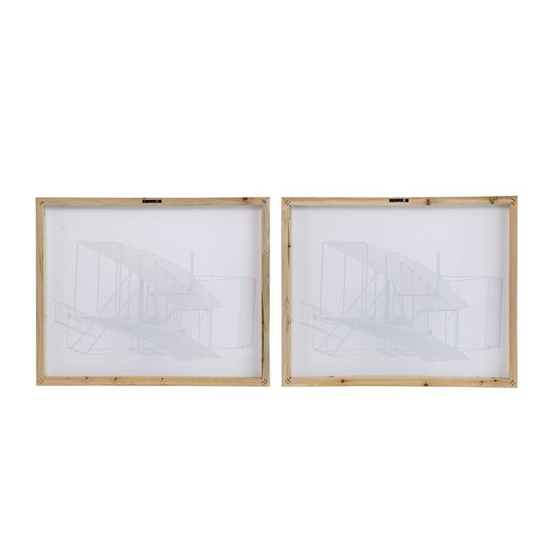 Set of 2, Modern Wall Decor Large Rectangular Diptych Wall Art, for Living Room Bedroom Office Hallway