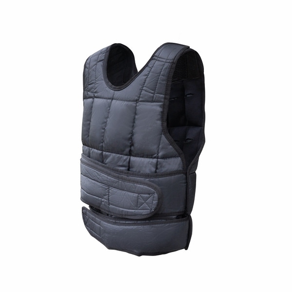BLACK ONLY Weighted Vest Body Weight Sandbag for Cardio Workout