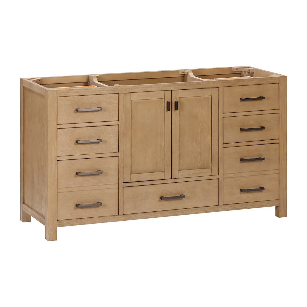 Avanity Modero 60 in. Single Vanity Only in Brushed Oak finish