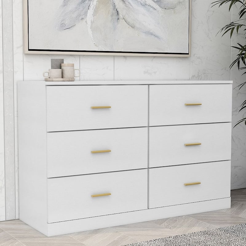 6 Drawer Dresser Closet Storage Tower Organizer Unit for Bedroom