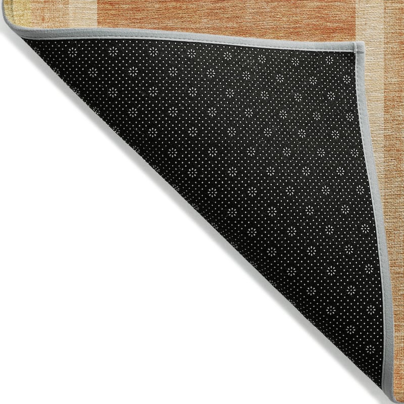 Machine Washable Indoor/ Outdoor Chantille Mid Century Modern Rug