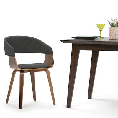 WYNDENHALL Calinda Mid Century Modern Bentwood Single Dining Chair - 20.5"w x 21.7"d x 30.9"h