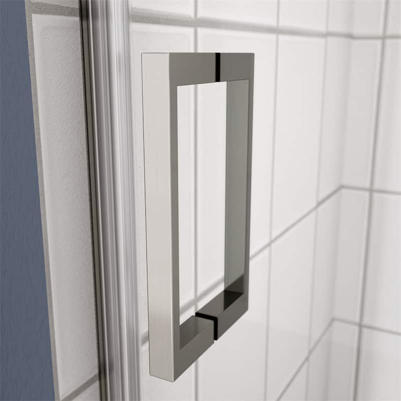 Bathroom Glass Shower Sliding Door with 5/16" Tempered Glass