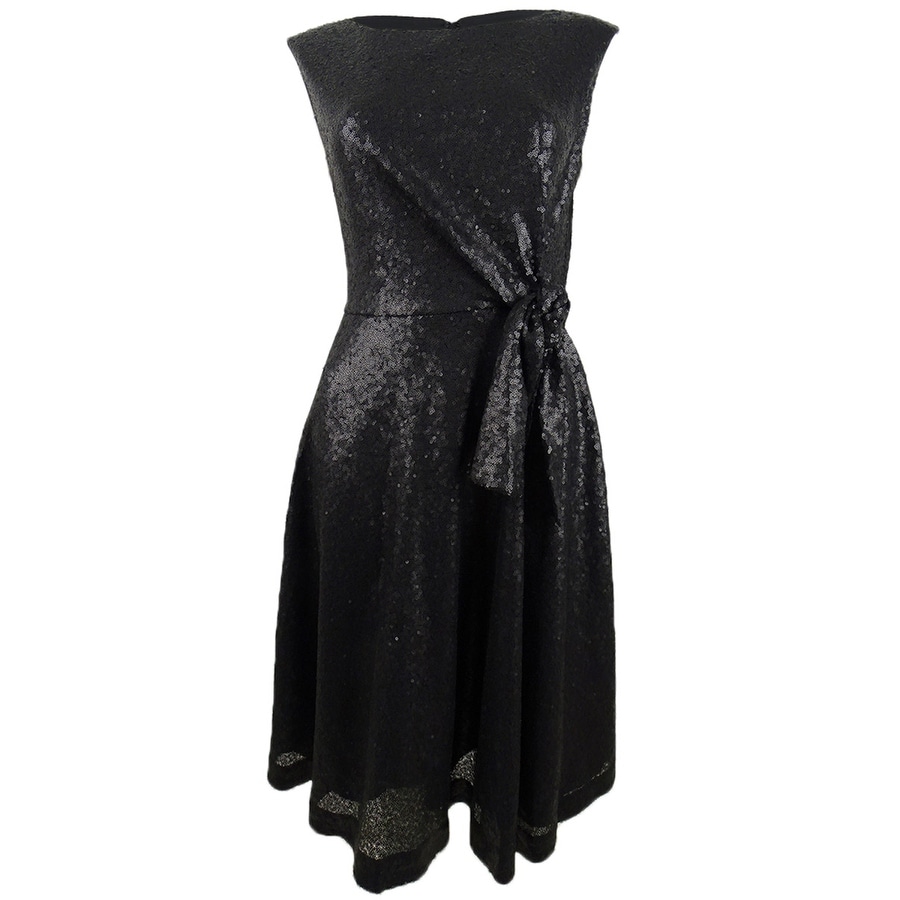 Tahari ASL Women's Allover Sequin Tie-Waist Dress - Bed Bath & Beyond - 41455170 Tahari ASL Women's Allover Sequin Tie-Waist Dress - Bed Bath & Beyond - 41455170