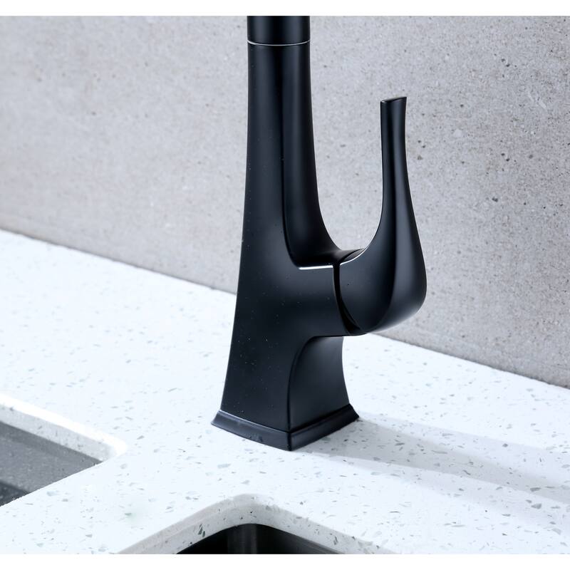 Ultra Faucets Quest Collection Single-Handle Kitchen Faucet With Pull-Down Spray