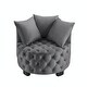 preview thumbnail 6 of 23, Contemporary Upholstered Tufted Leisure Accent Chair