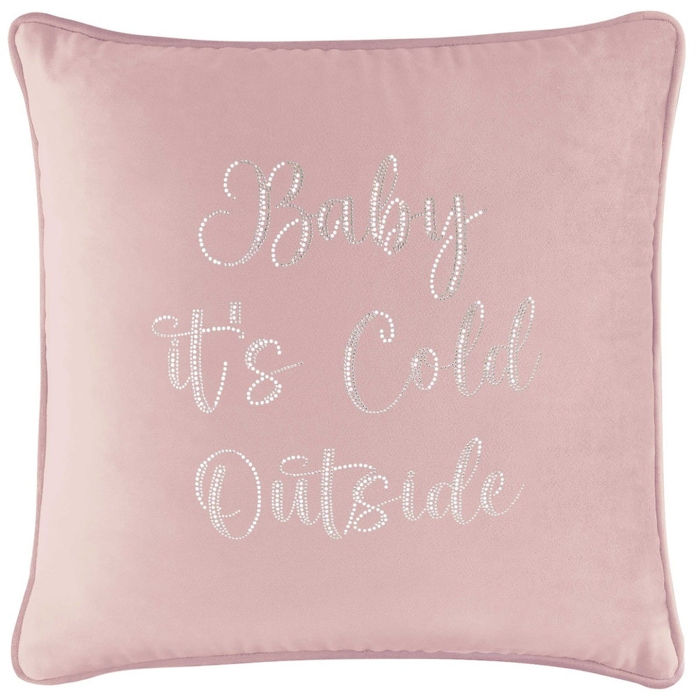 Sparkles Home Baby It's Cold Outside Pillow