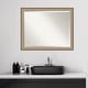 preview thumbnail 63 of 103, Beveled Bathroom Wall Mirror - Elegant Frame