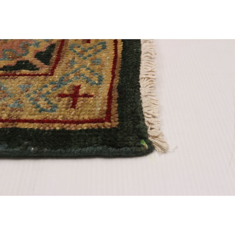 ECARPETGALLERY Hand-knotted Jules Serapi Dark Green Wool Rug - 8'10 x 11'9
